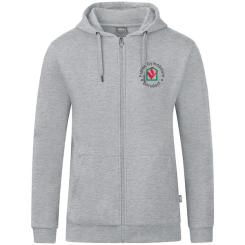 Kapuzenjacke Organic hellgrau 