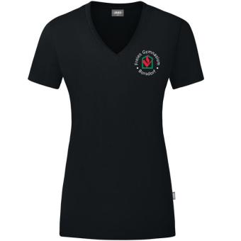 Organic T-Shirt schwarz Damen 36